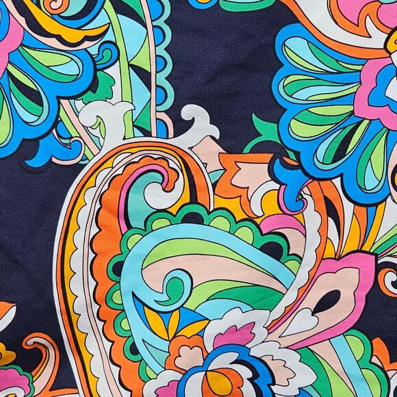 Tommy Bahama V-Neck Multicolored Paisley Tankini Top Size S/P - Picture 6 of 10